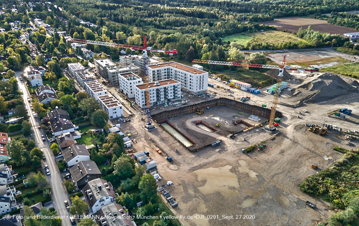 27.09.2020 - Baustelle Alexisquartier in Neuperlach